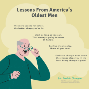 Lessons From America’s Oldest Men