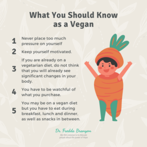 What You Should Know as a Vegan Fredda