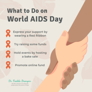 December One is World Aids Day Image