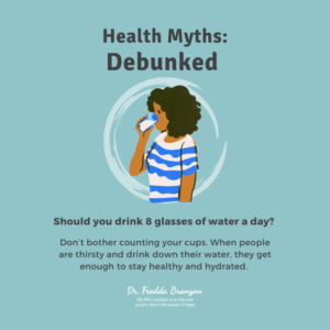 Should you drink 8 glass of water a day?