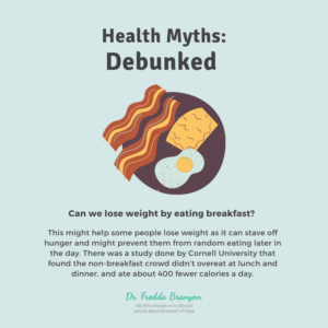 Breakfast Joints Health Myth