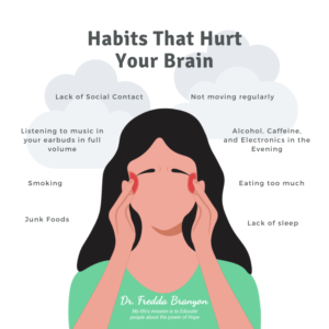 Habits That Hurt Your Brain Image