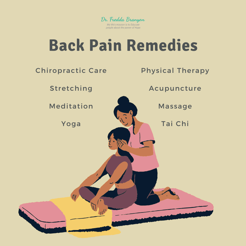 Back Pain Remedies | Dr. Fredda Branyon