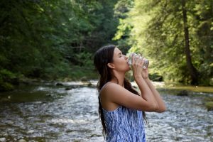 Woman Drinking Water