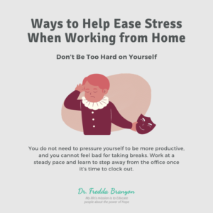 Don’t Be Too Hard on Yourself Image